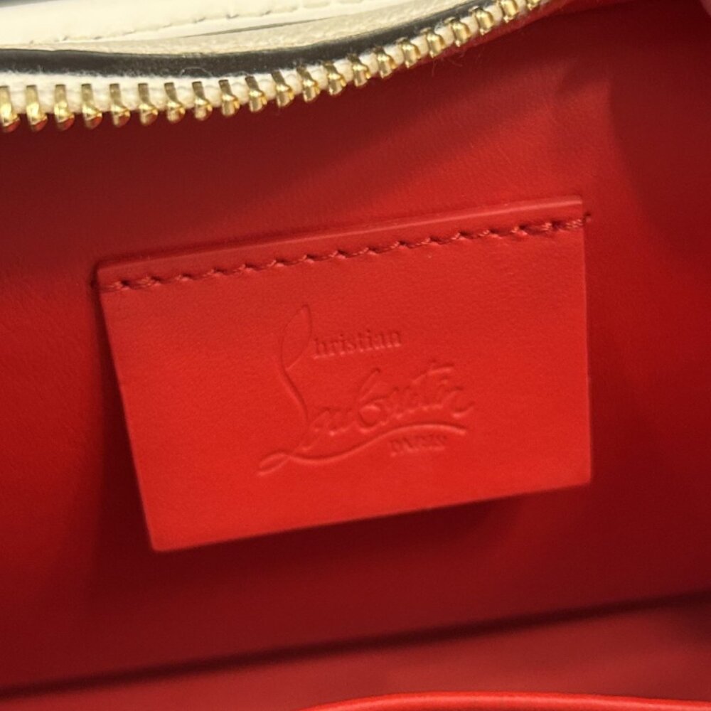 Christian Louboutin Radioloubi Small Crossbody — Bianco Calf Leather - Picture 4 of 14